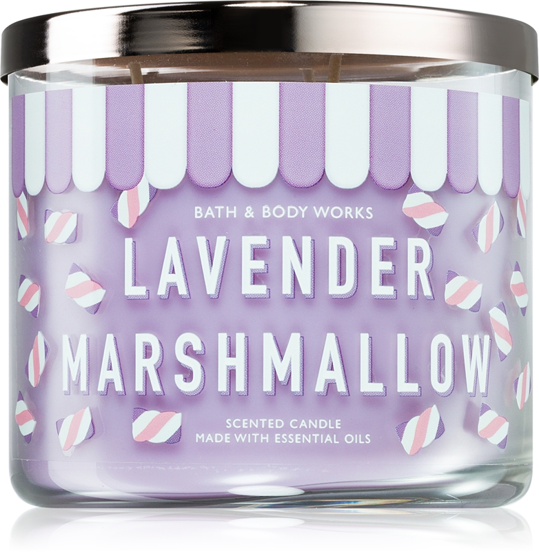Bath & Body Works Lavender Marshmallow scented candle | notino.ie