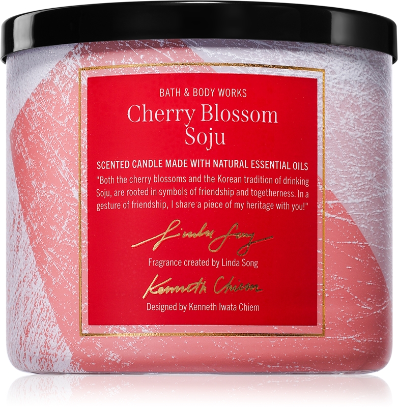 Bath & Body Works Cherry Blossom Soju scented candle | notino.ie