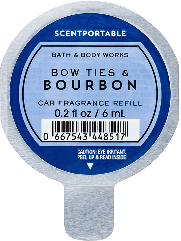 Bath & Body Works Bow Ties & Bourbon Car Air Freshener 6 ml Refill