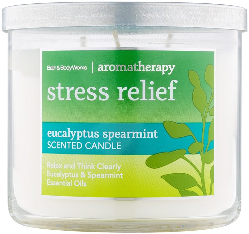 Bath & Body Works Stress Relief Eukalyptus Spearmint scented candle
