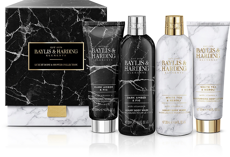 Baylis & Harding Elements Dark Amber & Fig dovanų rinkinys (prausimuisi) notino.lt