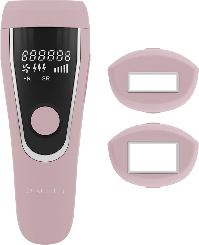 Beautifly BLumi Blush pulsed laser epilator + 2 replacement heads