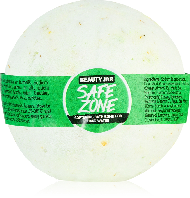Beauty Jar Safe Zone Bath Bomb with almond oil notino.ie
