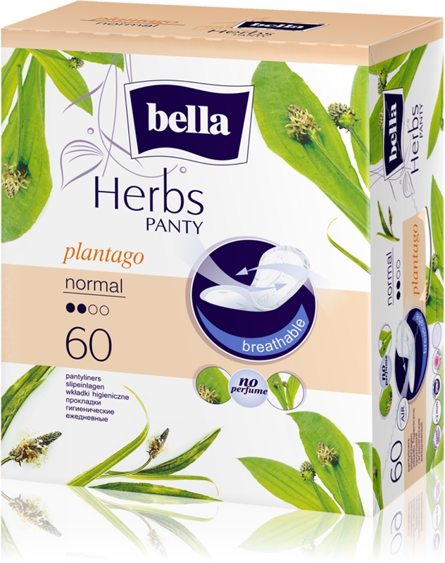 BELLA Herbs Plantago panty liners fragrancefree notino.co.uk