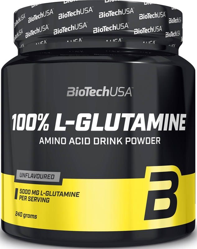 BioTechUSA 100% L-Glutamine podpora sportovního výkonu a regenerace 240 g