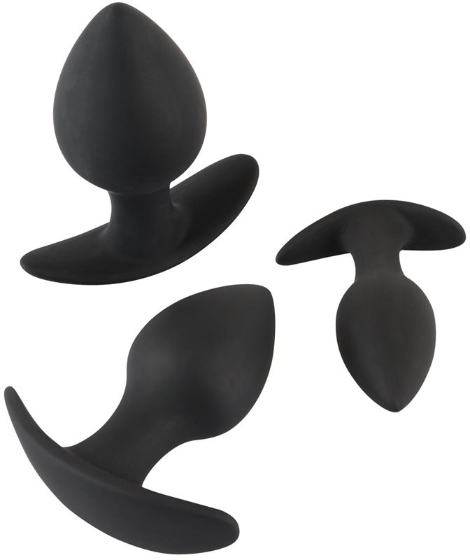 Black Velvets Piece Anal Trainer Set Plug Anal Black Notino Pt