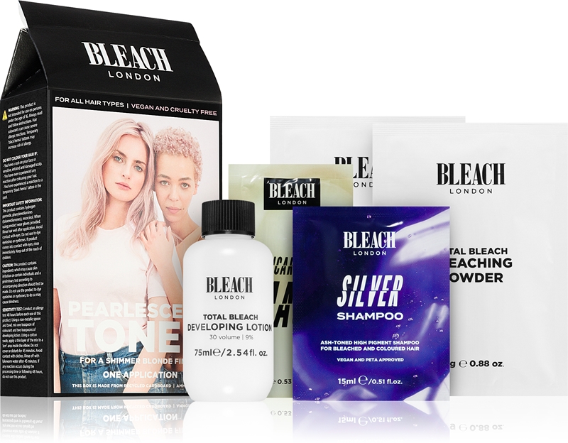 Bleach London Toner Kit Semi Permanent Hair Colour For Blonde Hair   Bleach London Toner Kit Semi Permanent Hair Colour For Blonde Hair   231204 