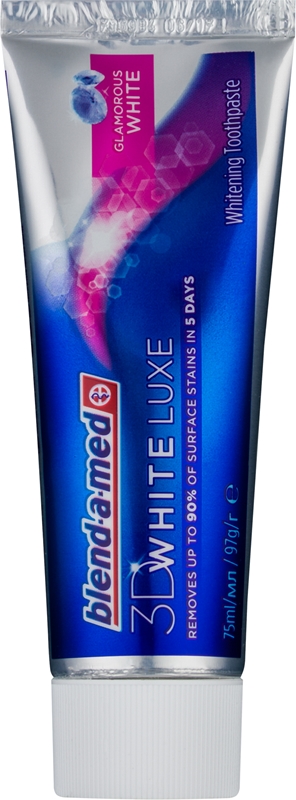 Blend A Med 3d White Luxe Glamorous White Whitening Toothpaste For Pearly White Teeth Uk 9058