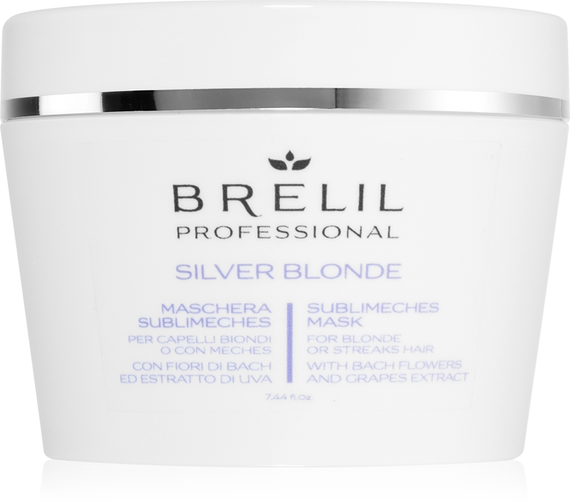 Brelil Professional Brelil Professional Silver Blonde Sublimeches Mask maschera idratante neutralizzante per toni gialli