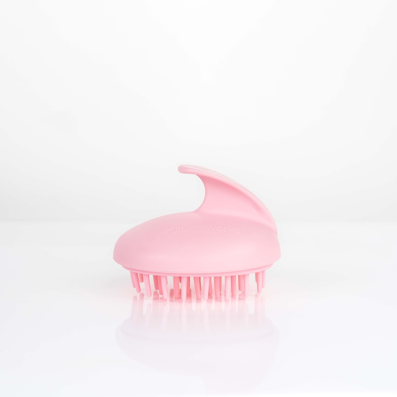 Brushworks Kopfhaut-Massagebürste Fürs Shampoo – Silikon-Borsten, Fördert Haarwachstum & Reduziert Schuppen