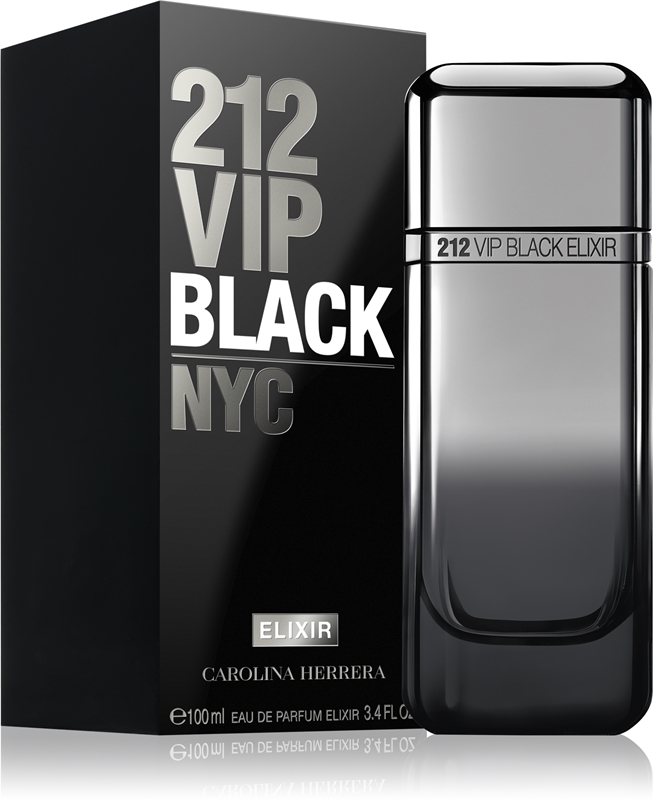 CAROLINA HERRERA 212 VIP Black Elixir Eau de Parfum miehille | notino.fi
