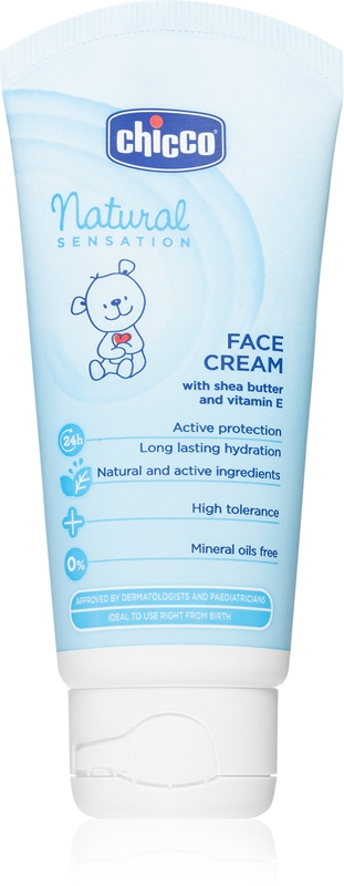 CHICCO Set Cosmetico Natural Sensation - Crema Viso 50ml + Olio Massaggio 100ml Per Neonati - Foto 4