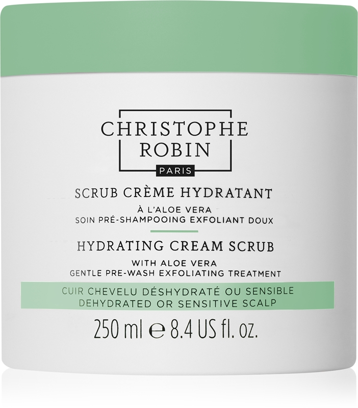 Christophe Robin Hydrating Cream Scrub moisturising scrub for hair and