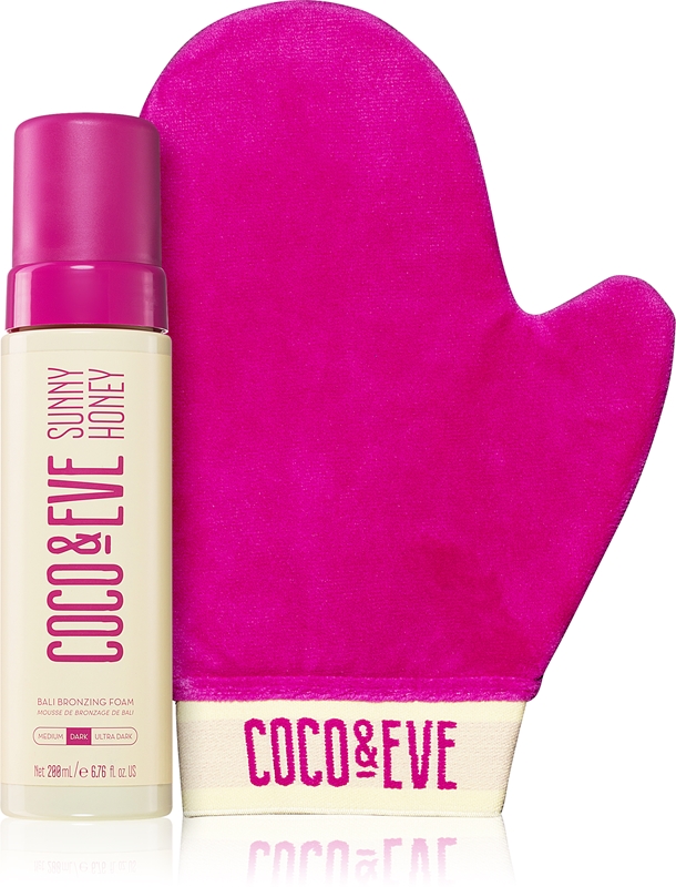 Coco & Eve Sunny Honey Ultimate Glow Kit samoopalovací pěna s aplikační