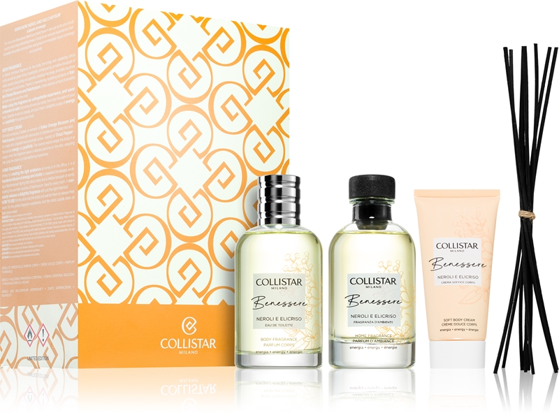 Collistar Benessere Neroli and Helichrysum Set coffret para mulheres ...