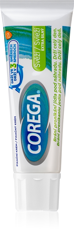 Corega Fresh Extra Strong Denture Adhesive With Extra Strong Hold ...