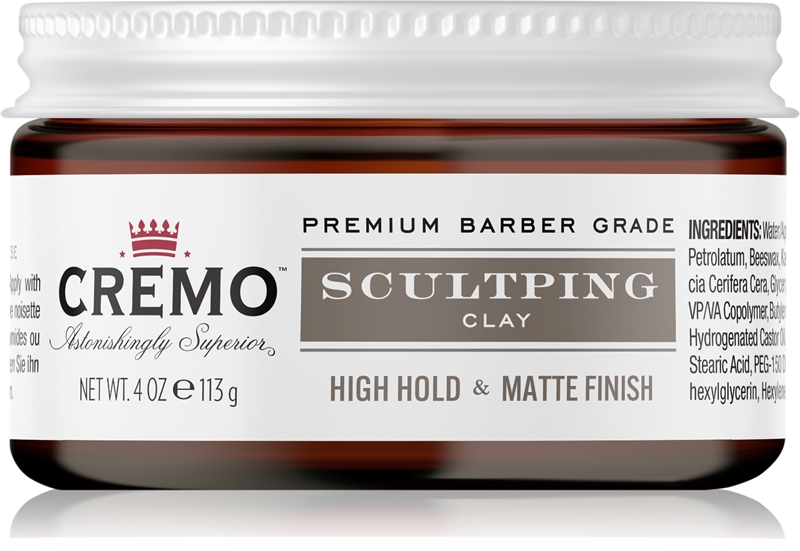 Cremo Hair Styling Sculpting Clay High Hold stylingová hlína s extra