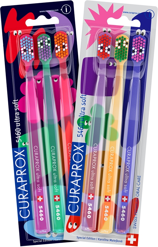 Curaprox CS 5460 Ultra Soft Toothbrush - Dark Blue-Yellow Manual - View #14