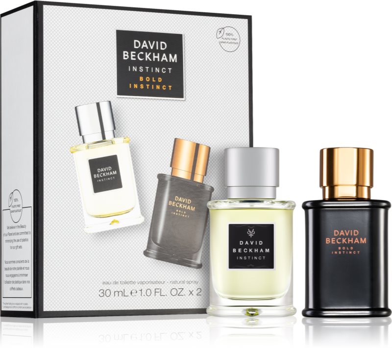 David Beckham Multiline Instinct + Bold Instinct Gift Set for Men ...