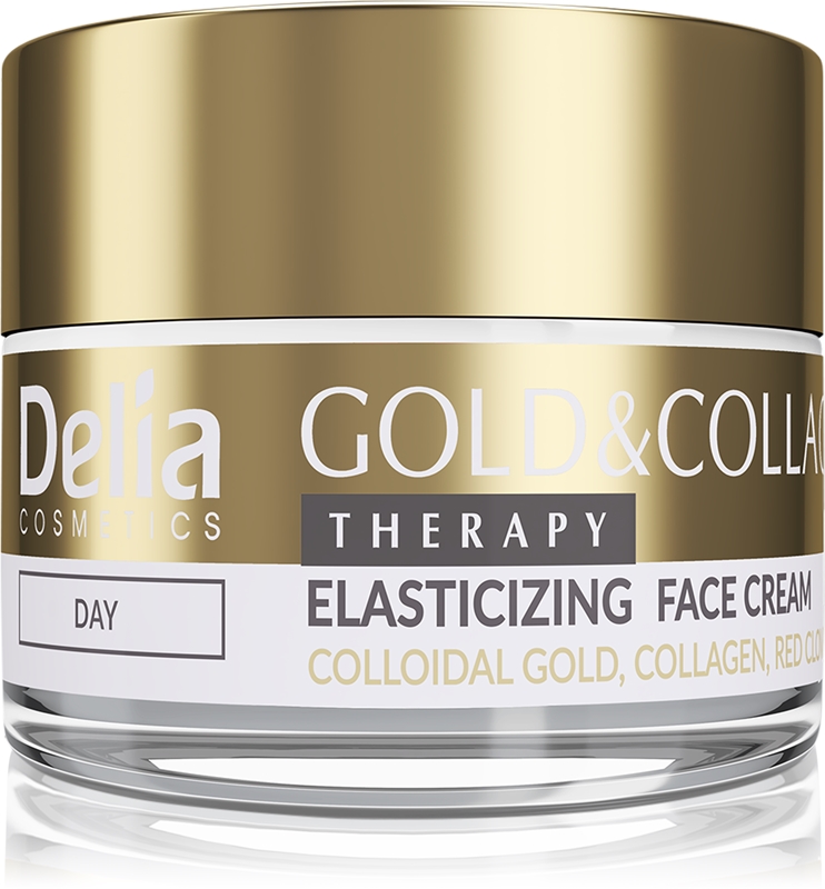 Delia Cosmetics Gold & Collagen Therapy day cream for improved skin
