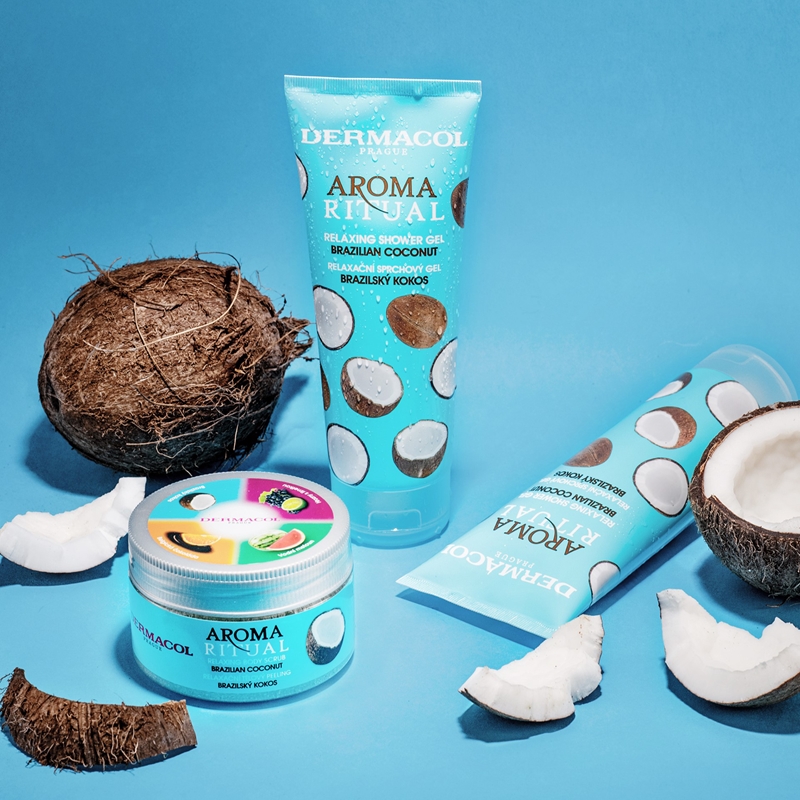 Dermacol Aroma Ritual Brazilian Coconut Atpalaiduojamoji Dušo želė