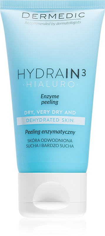 Dermedic Hydrain3 Hialuro enzymatic scrub for dehydrated dry skin ...