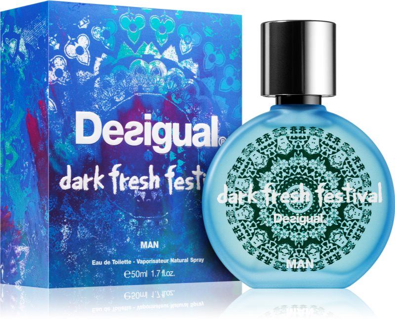 Desigual Dark Fresh Festival Eau De Toilette For Men Uk 