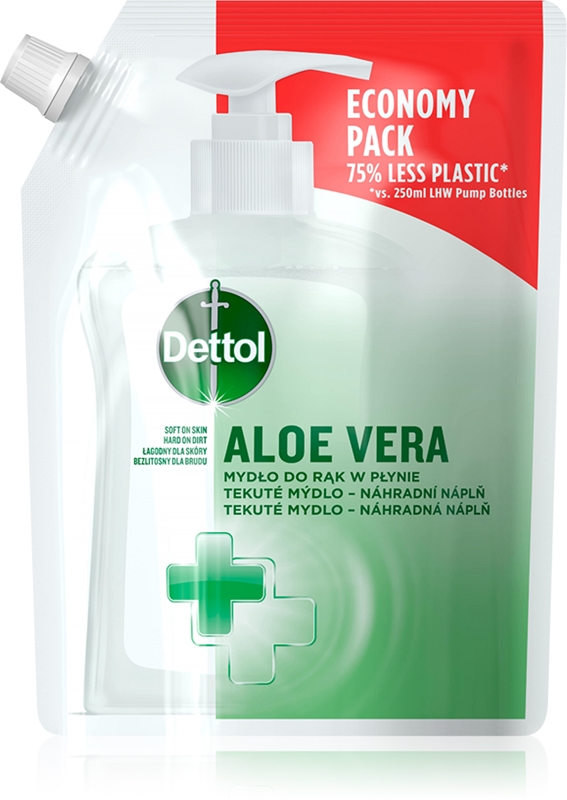 Dettol Soft On Skin Aloe Vera Liquid Soap Refill Notino Co Uk