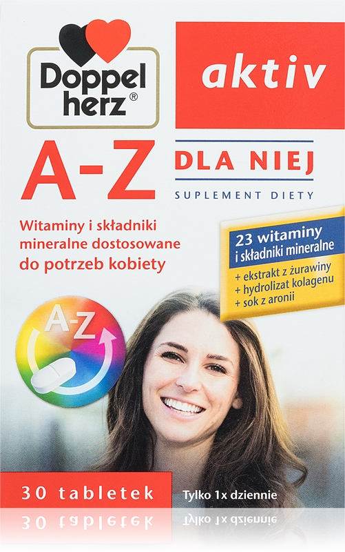 Doppelherz Aktiv A-Z Dla Niej Tabletki Z Kompleksem Multiwitaminowym