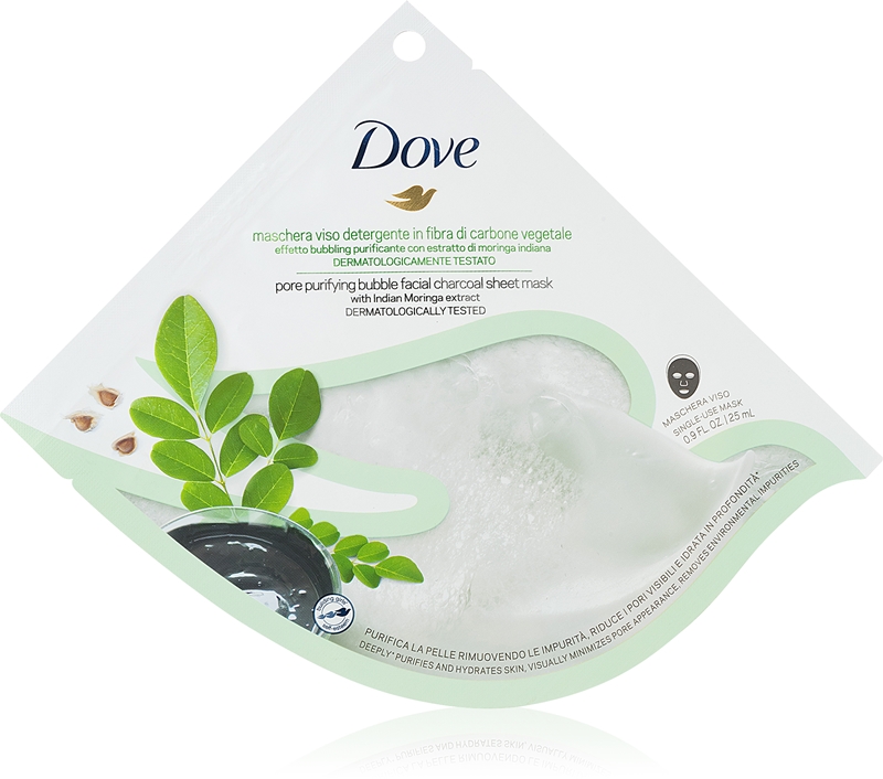 Dove Pore Purifying Facial Charcoal cleansing mask notino.co.uk