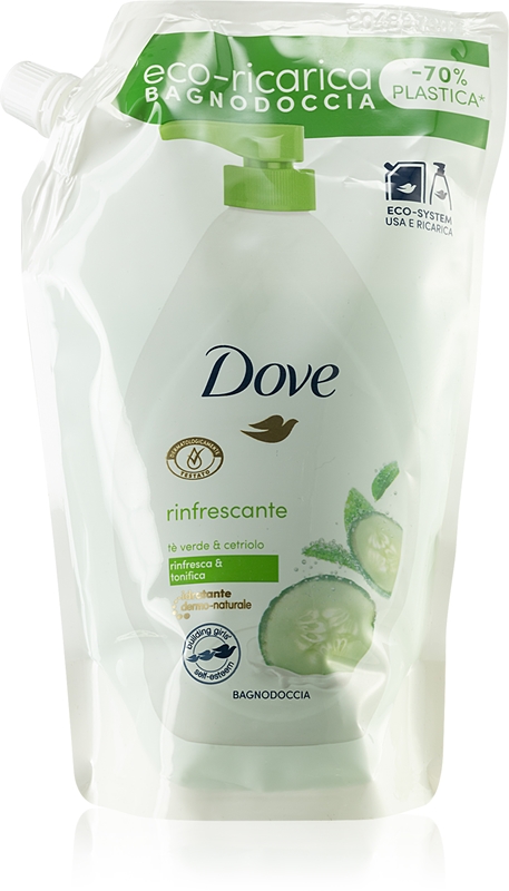 Dove Go Fresh Duschgel – Grüner Tee & Gurke, 700 Ml Für Ein Frisches Hautgefühl