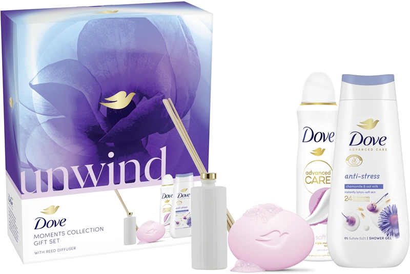 Dove Unwind Geschenkset (+ Diffuser)
