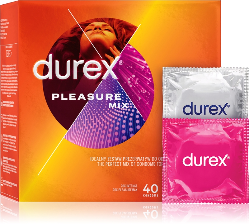 Durex Pleasure Mix Kondome Mix 40Stk.