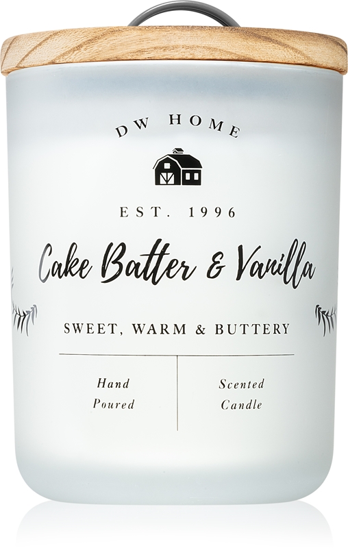 DW Home Farmhouse Cake Batter & Vanilla scented candle notino.co.uk