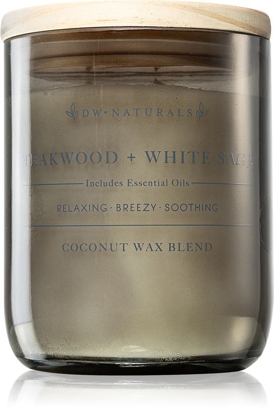 DW Home Naturals Teakwood & White Sage scented candle notino.ie