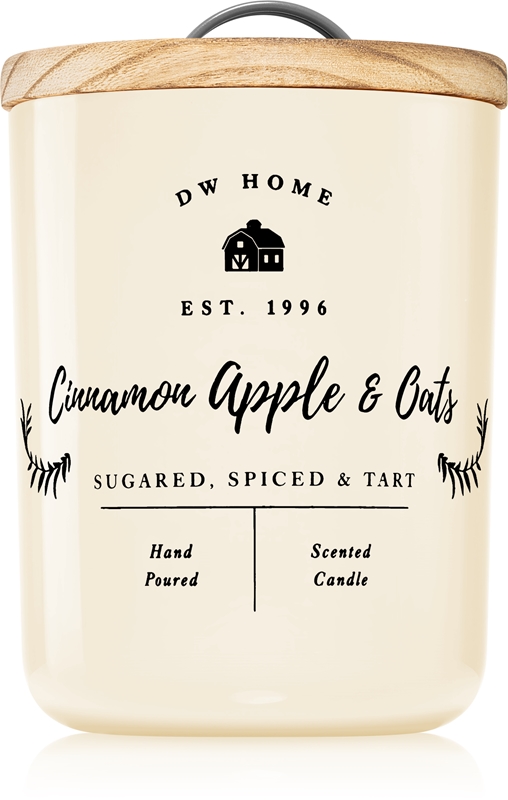 DW Home Farmhouse Cinnamon Apple & Oats scented candle notino.ie