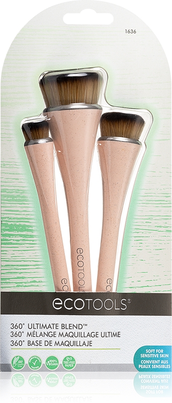 Pinceau de Maqullage 360º Ultimate Ecotools 1636 (2 pcs) 3 Pièces main image 1