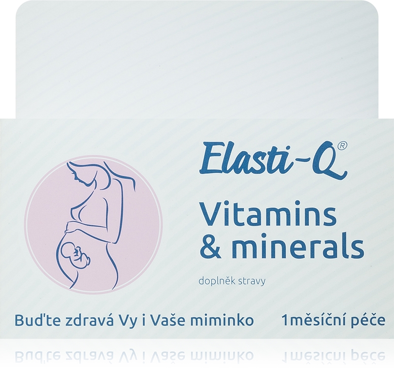 Elasti-Q Vitamins & Minerals tablety pre tehotné a dojčiace ženy ...