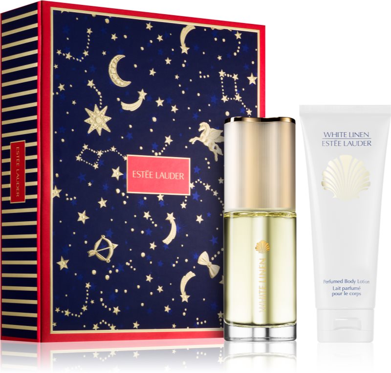 Estée Lauder Holiday White Linen Set gift set for women notino.co.uk