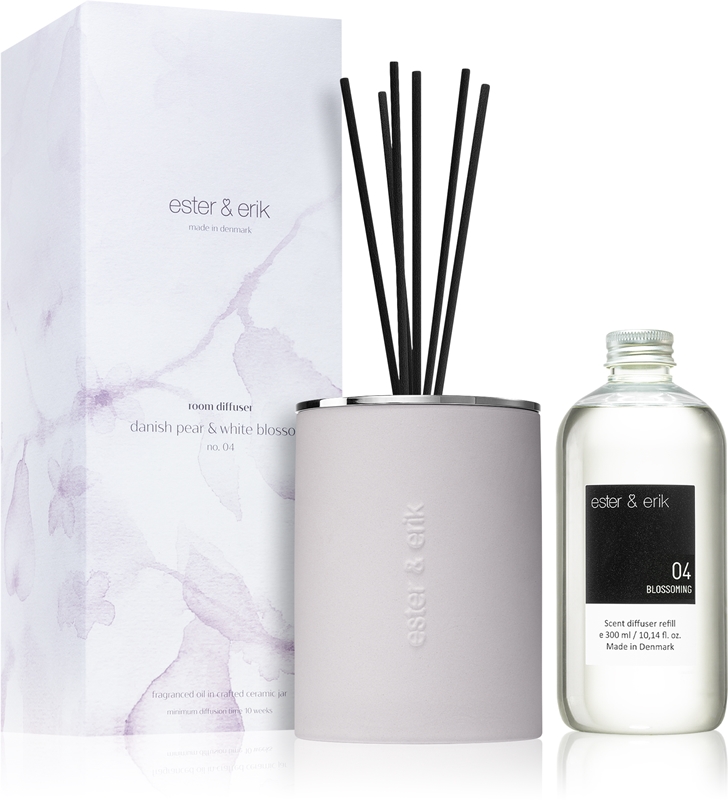 ester & erik room diffuser danish pear & white blossom (no. 04) aroma