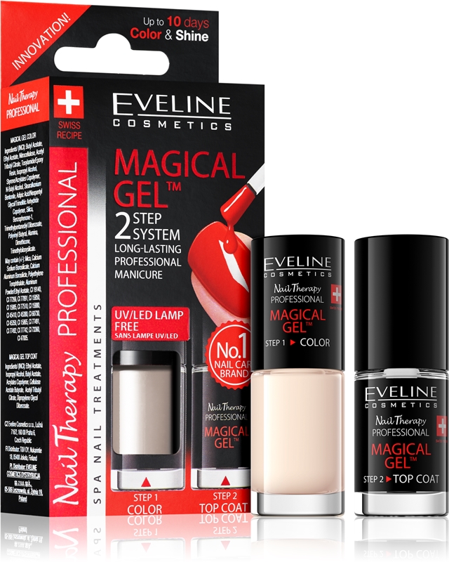 Eveline Cosmetics Nail Therapy Professional vernis à ongles gel sans lampe UV/LED notino.be