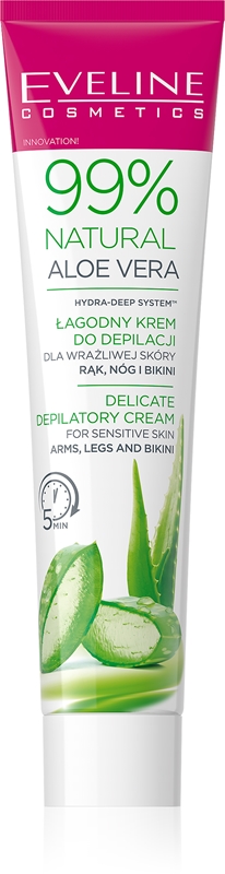 Eveline Cosmetics 99% Natural Aloe Vera upokojujúci depilačný krém ...