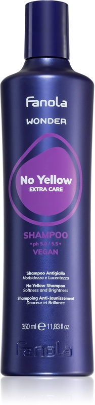 Fanola Wonder No Yellow Extra Care Shampoo Sampon A Sárga Tónusok ...