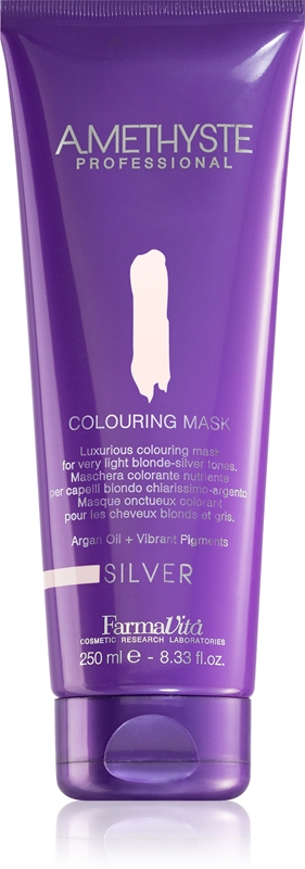 FarmaVita Amethyste Colouring Mask Regenerating Hair Mask neutralising ...