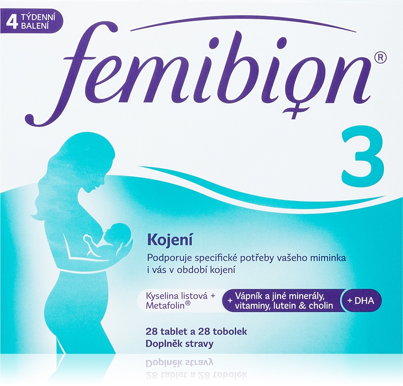 Femibion Femibion 3 Kojení doplněk stravy pro kojící ženy | notino.cz