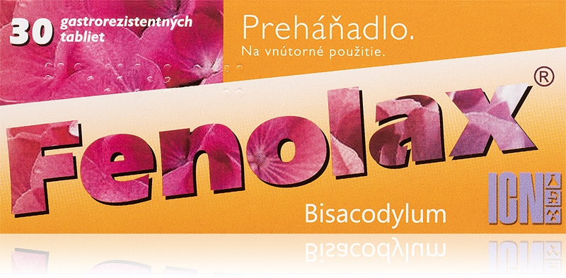 Fenolax Fenolax 5mg enterosolventné tablety pri zápche | notino.sk