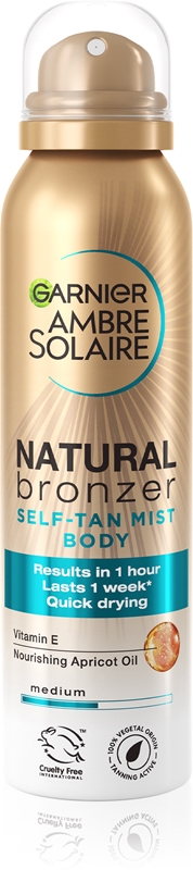 Garnier Ambre Solaire Natural Bronzer self-tanning mist for the body ...