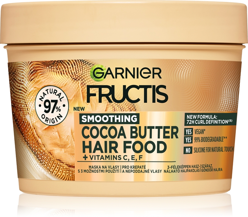 Garnier Fructis Cocoa Butter Hair Food Nourishing Hair Mask with cocoa butter notino.ie