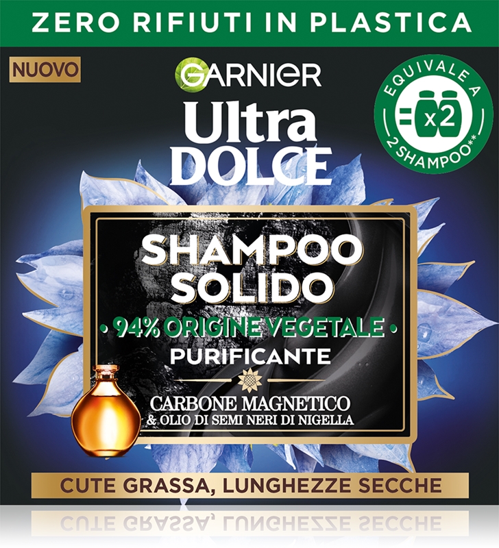 Garnier Ultra Soft Festes Shampoo Mit Ingwer & Bio-Mandelöl – Plastikfrei & Revitalisierend