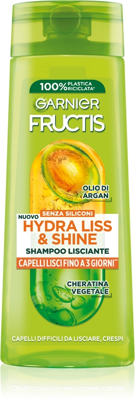 Garnier Garnier Fructis Hydra Liss & Shine shampoo per capelli ribelli